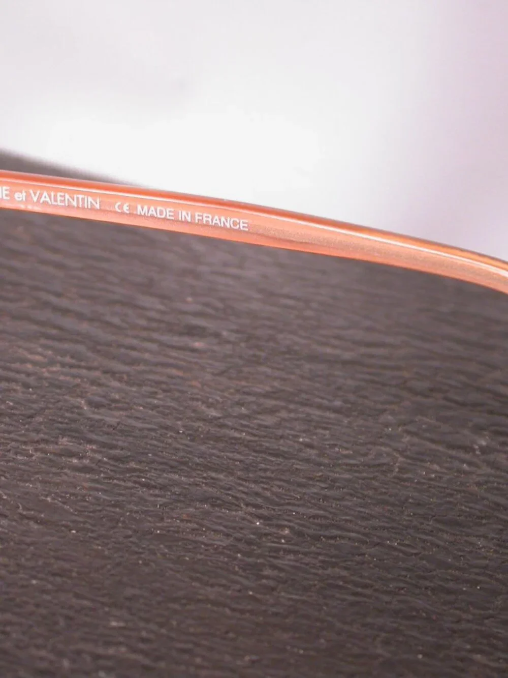 Authentic Anne et Valentin Tortoise Orange Eyeglasses Made in France REPAIR